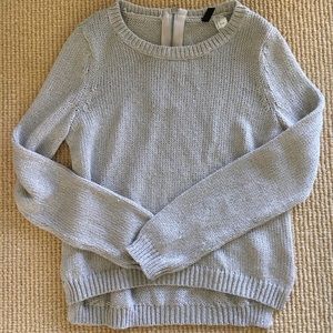Silver shimmer sweater. Women’s size 6 (S/M)